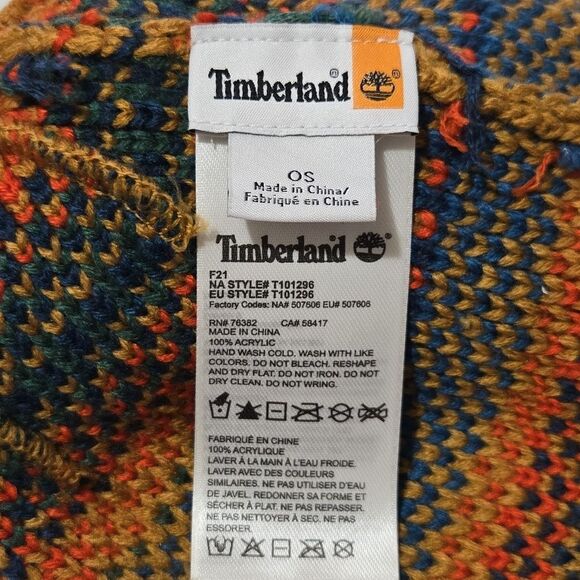 Timberland Women's Fair Isle Pom Beanie Toque - Picture 3 of 3
